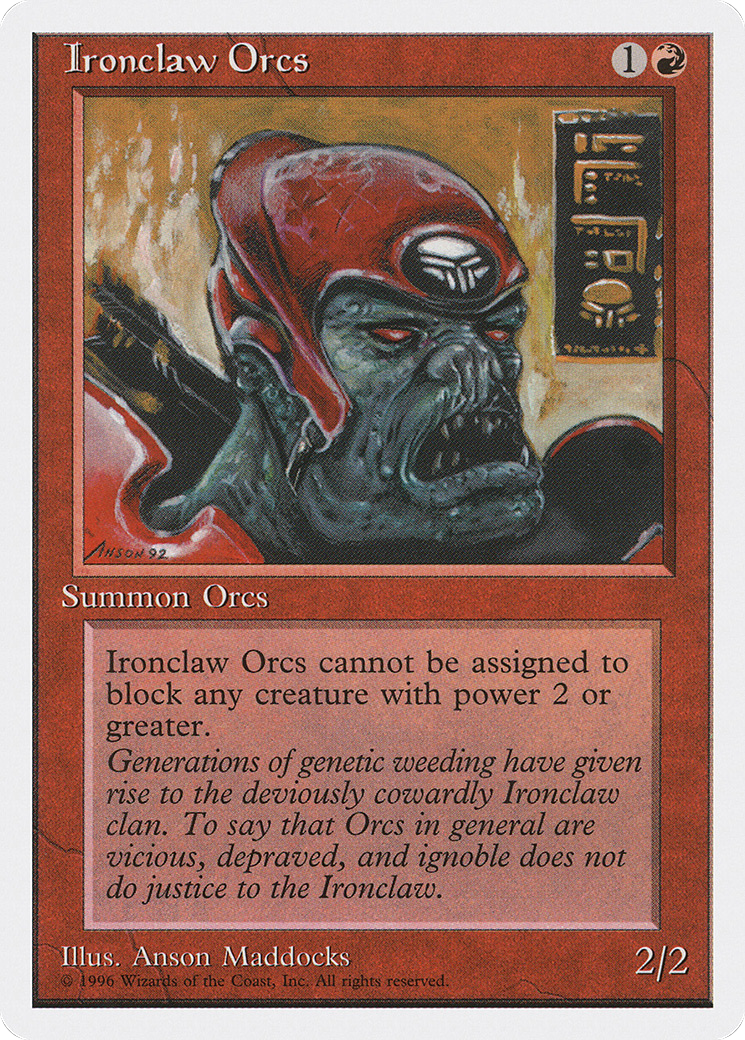 Ironclaw Orcs (2PS-) [Misc] Introductory Two-Player Set MTG Single Wizards of the Coast