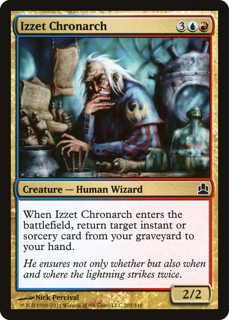 Izzet Chronarch (CMD-205) [Commander 2011] MTG Single Wizards of the Coast