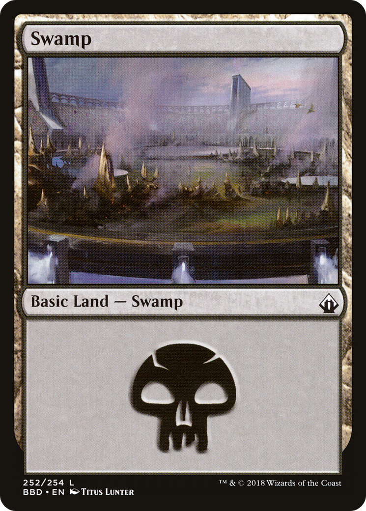 Swamp (BBD-252) [Battlebond] Foil MTG Single Wizards of the Coast