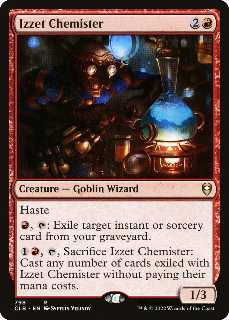 Izzet Chemister (CLB-798) [Commander Legends: Battle for Baldur's Gate] MTG Single Wizards of the Coast