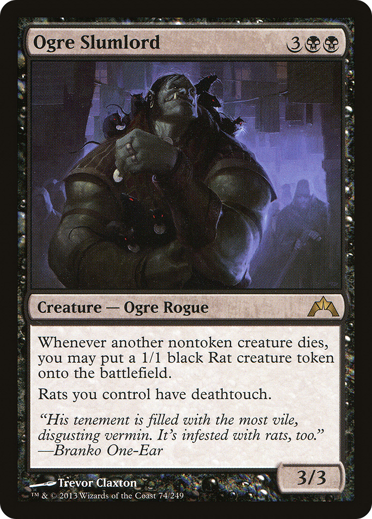 Ogre Slumlord (GTC-074) [Gatecrash] Foil MTG Single Wizards of the Coast