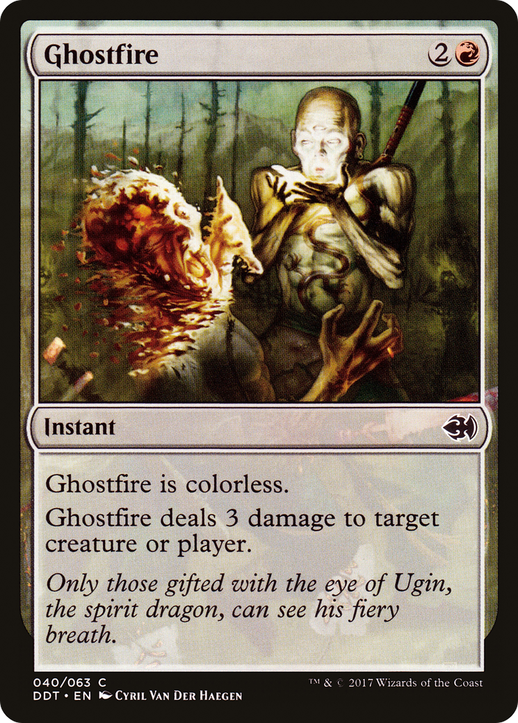 Ghostfire (DDT-040) [Misc] Duel Decks: Merfolk vs. Goblins MTG Single Wizards of the Coast