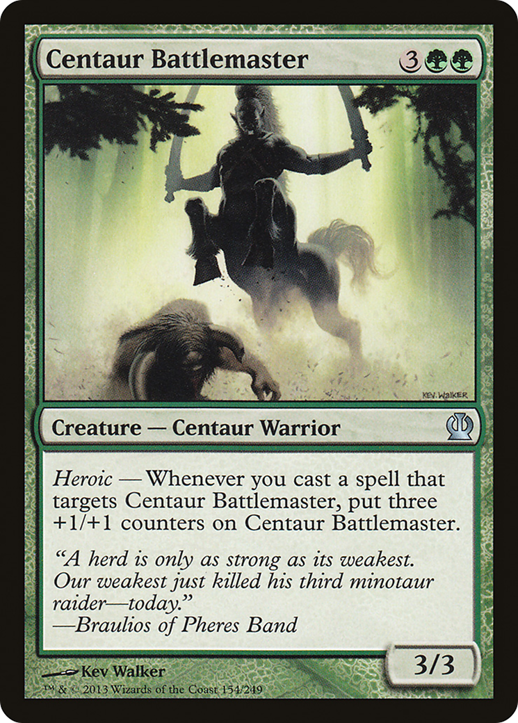 Centaur Battlemaster (THS-154) [Theros] Foil MTG Single Wizards of the Coast