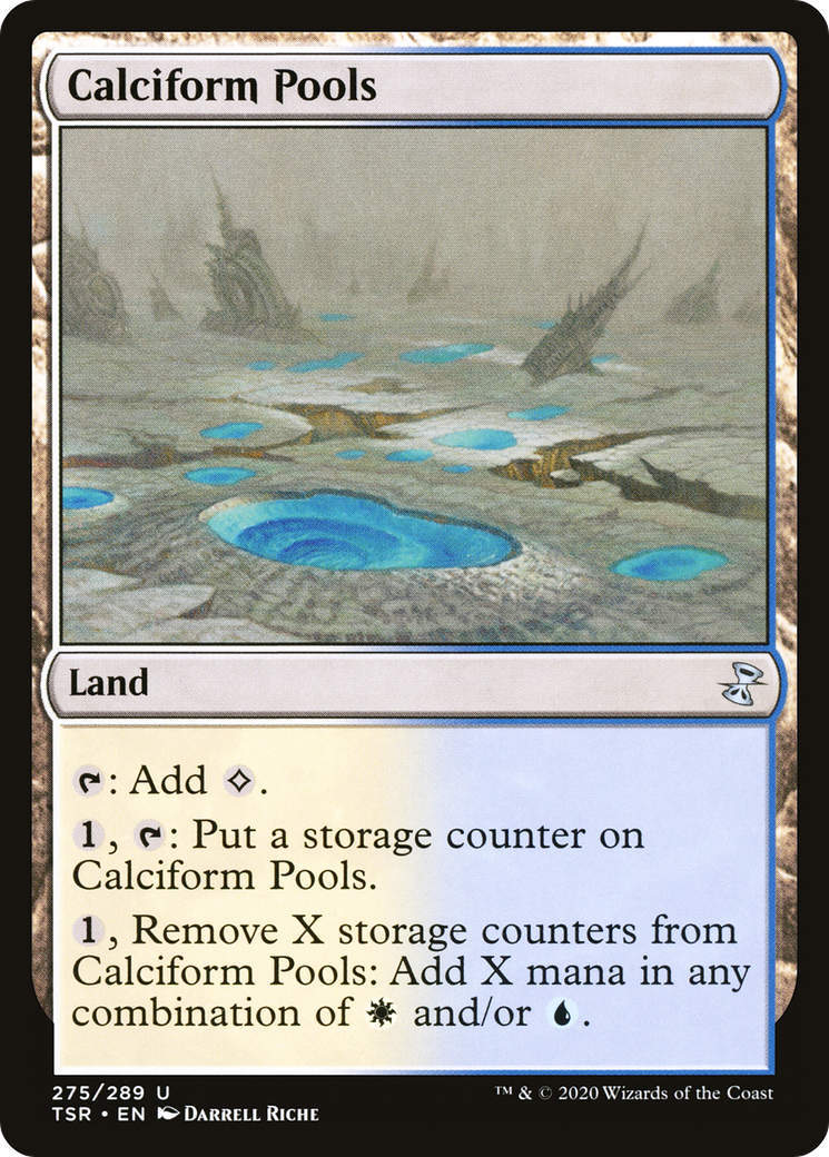 Calciform Pools (TSR-275) [Time Spiral Remastered] Foil MTG Single Wizards of the Coast