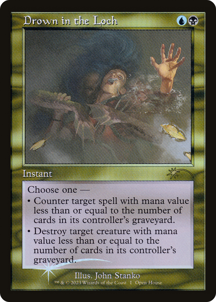 Drown in the Loch (OHP-004) [Misc] Wizards Play Network 2023 Foil MTG Single Wizards of the Coast