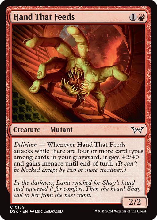 Hand That Feeds (DSK-139) [Duskmourn: House of Horror] MTG Single Wizards of the Coast
