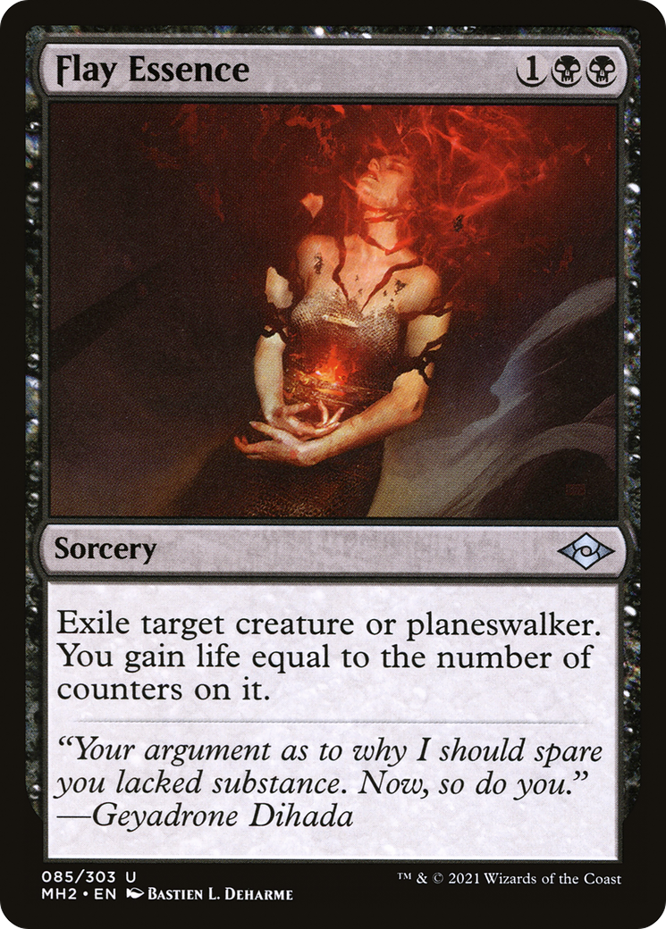Flay Essence (MH2-085) [Modern Horizons 2] Foil MTG Single Wizards of the Coast