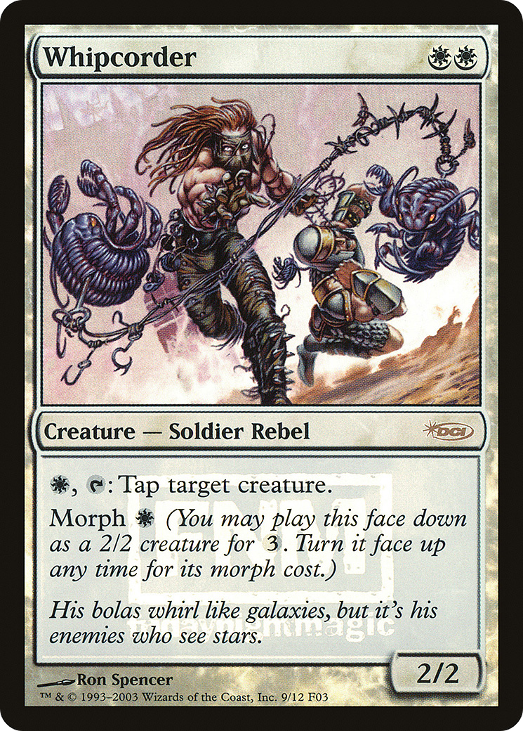 Whipcorder (FNM-) [Misc] Friday Night Magic 2003 Foil MTG Single Wizards of the Coast