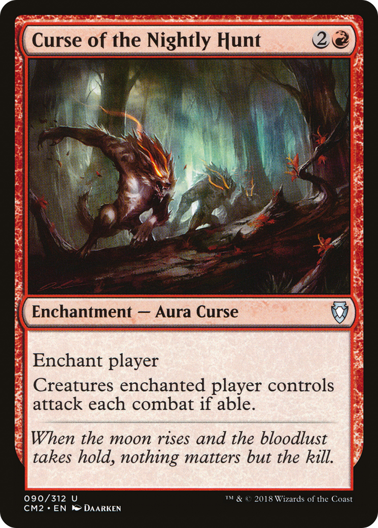 Curse of the Nightly Hunt (CM2-090) [Commander Anthology Volume II] MTG Single Wizards of the Coast
