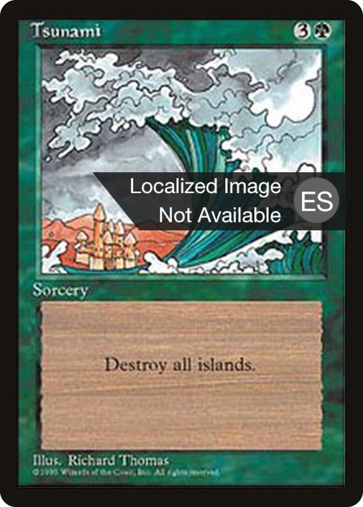 Tsunami (4BB-278) [Fourth Edition Foreign Black Border] MTG Single Wizards of the Coast