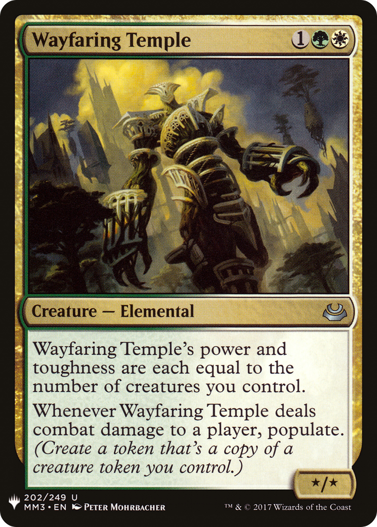 Wayfaring Temple (LIST-MM3-202) [Mystery Booster] The List MTG Single Wizards of the Coast