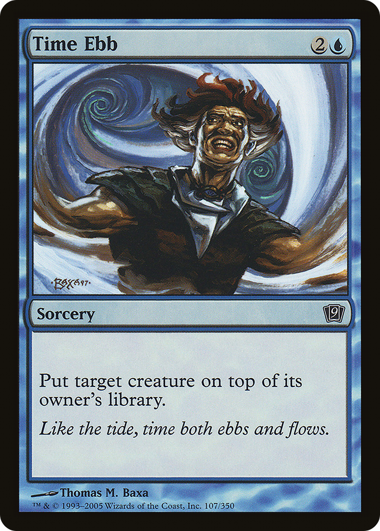 Time Ebb (9ED-107) [9th Edition] MTG Single Wizards of the Coast