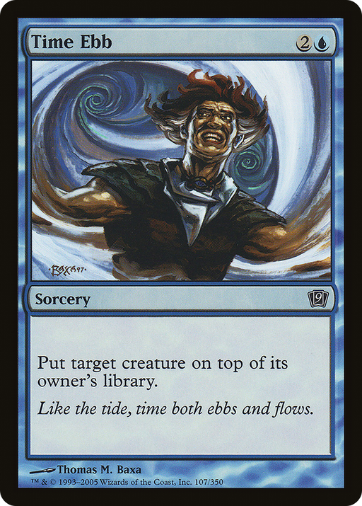 Time Ebb (9ED-107) [9th Edition] MTG Single Wizards of the Coast