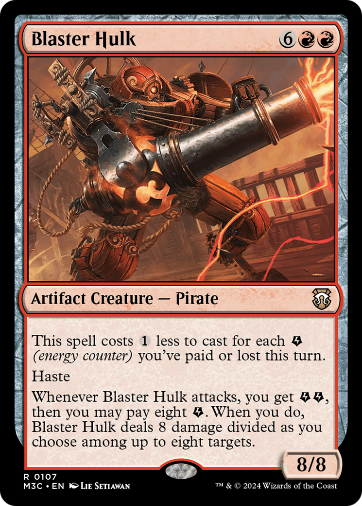 Blaster Hulk (M3C-107) [Modern Horizons 3 Commander] MTG Single Wizards of the Coast