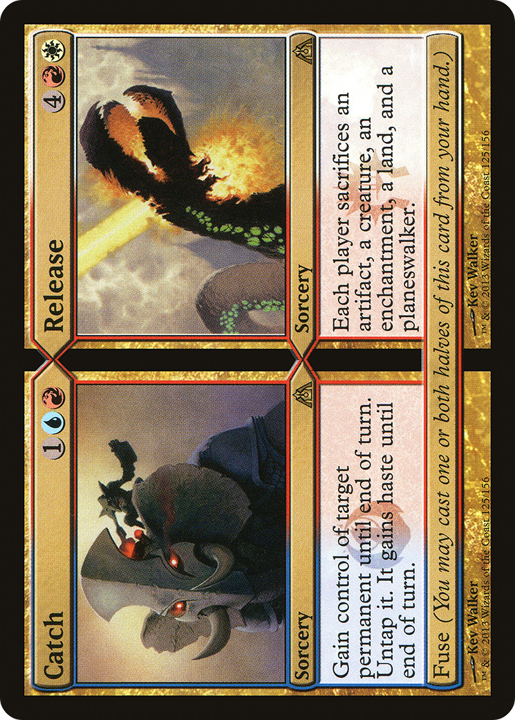 Catch // Release (DGM-125) [Dragon's Maze] Foil MTG Single Wizards of the Coast