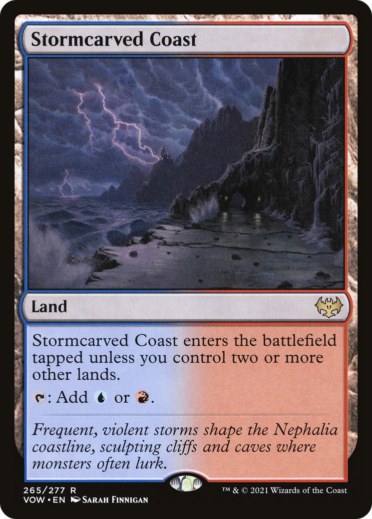 Stormcarved Coast (VOW-265) [Innistrad: Crimson Vow] MTG Single Wizards of the Coast