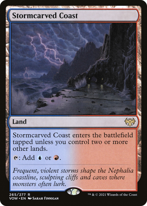 Stormcarved Coast (VOW-265) [Innistrad: Crimson Vow] MTG Single Wizards of the Coast