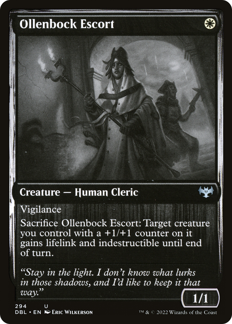 Ollenbock Escort (DBL-294) [Innistrad: Double Feature] MTG Single Wizards of the Coast