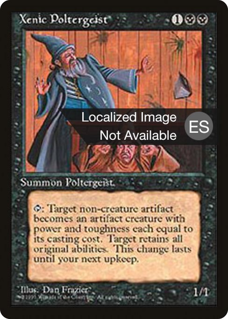 Xenic Poltergeist (4BB-173) [Fourth Edition Foreign Black Border] MTG Single Wizards of the Coast