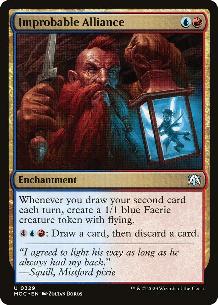 Improbable Alliance (MOC-329) [March of the Machine Commander] MTG Single Wizards of the Coast