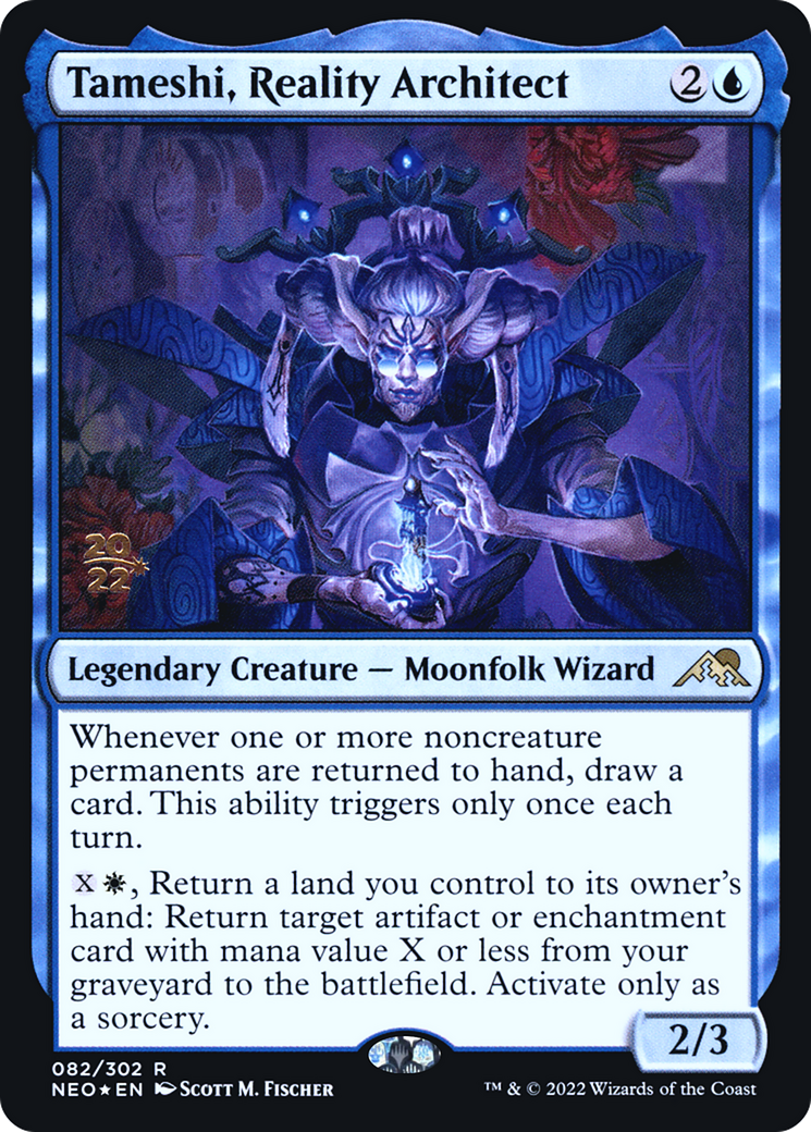 Tameshi, Reality Architect (PRE-82S) [Kamigawa: Neon Dynasty Promos] Foil MTG Single Wizards of the Coast