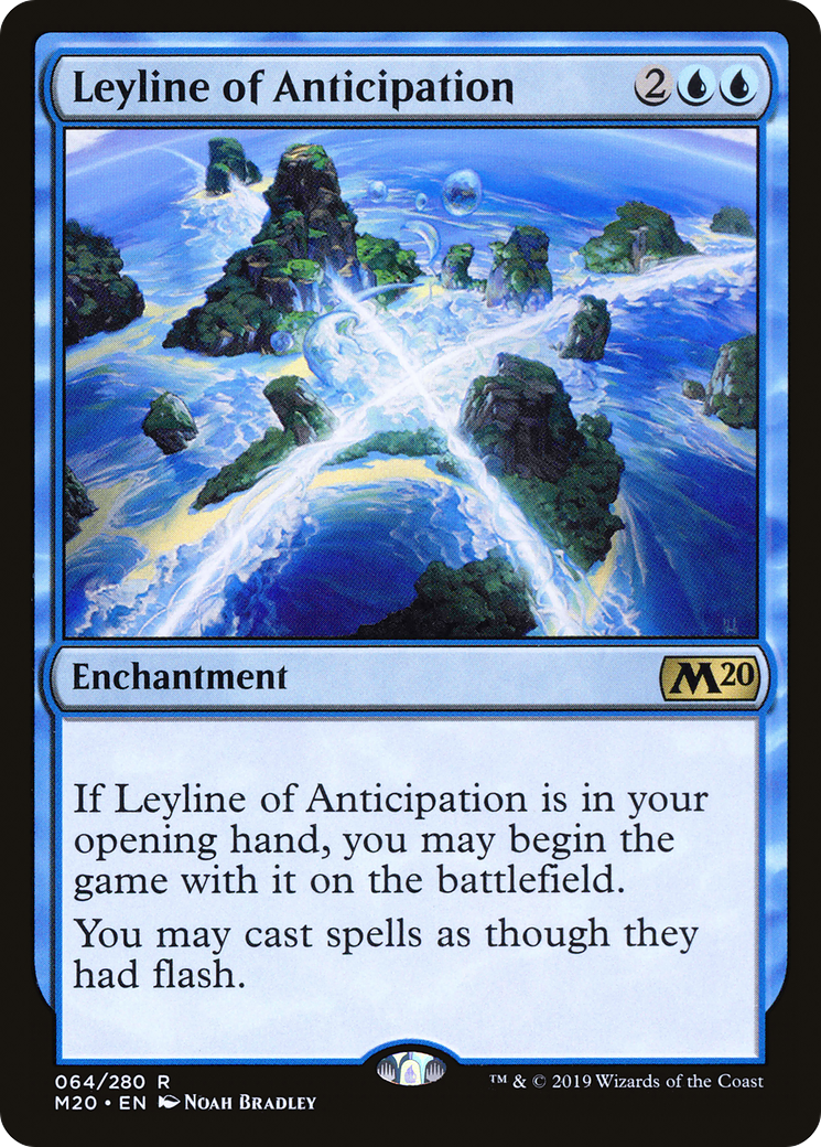 Leyline of Anticipation (M20-064) [Core Set 2020] Foil MTG Single Wizards of the Coast