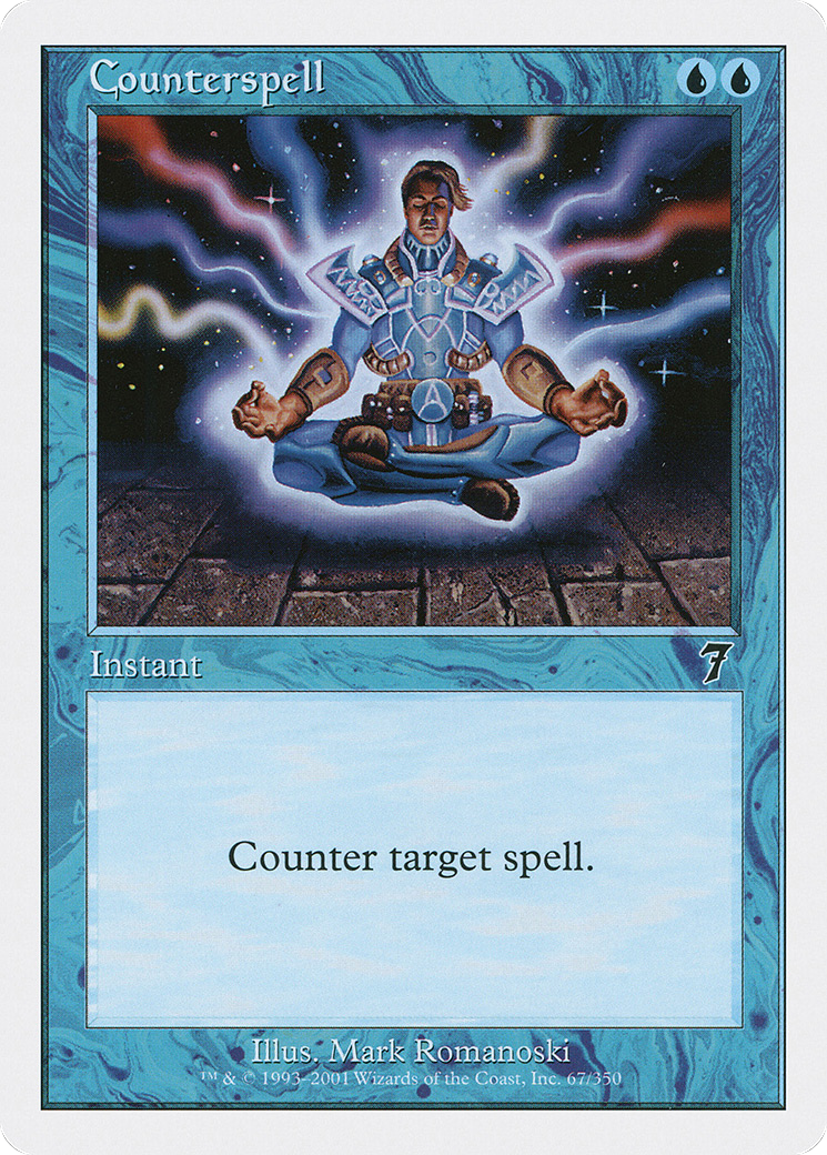 Counterspell (7ED-067) [7th Edition] MTG Single Wizards of the Coast
