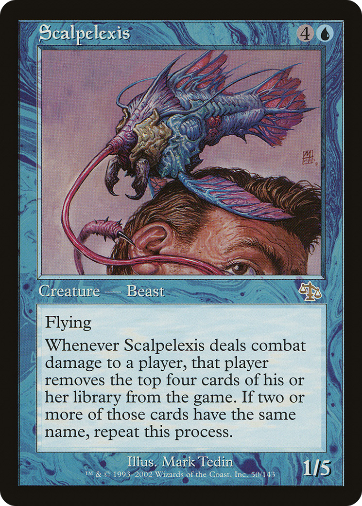 Scalpelexis (JUD-050) [Judgment] Foil MTG Single Wizards of the Coast