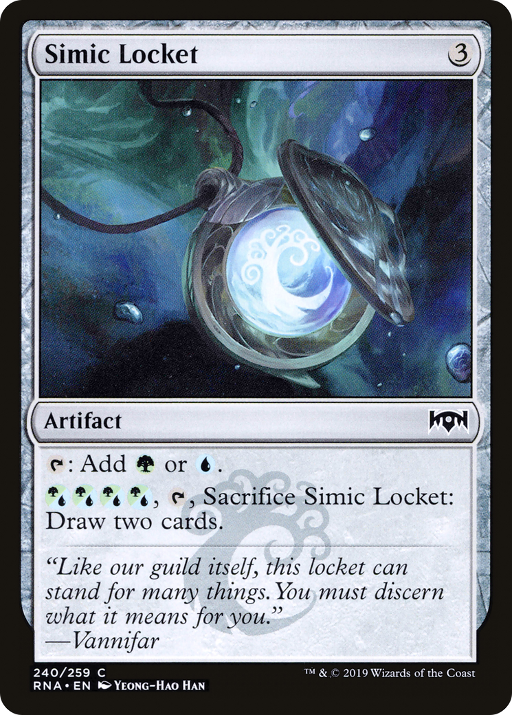 Simic Locket (RNA-240) [Ravnica Allegiance] Foil MTG Single Wizards of the Coast