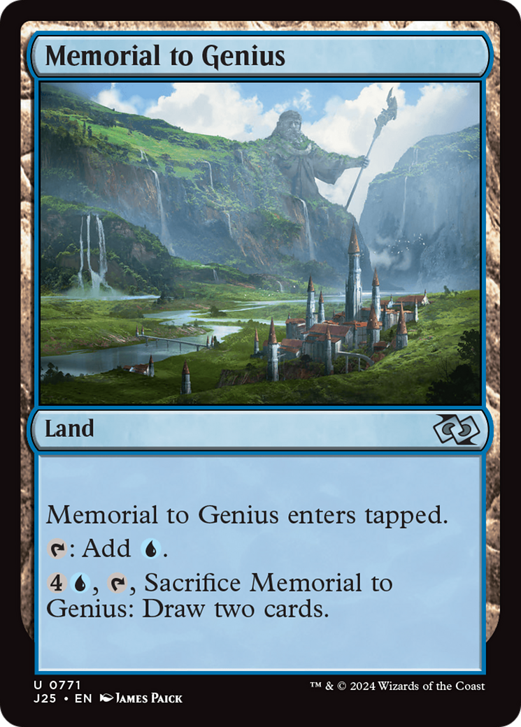 Memorial to Genius (J25-771) [Foundations Jumpstart] MTG Single Wizards of the Coast