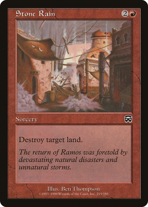 Stone Rain (MMQ-215) [Mercadian Masques] MTG Single Wizards of the Coast