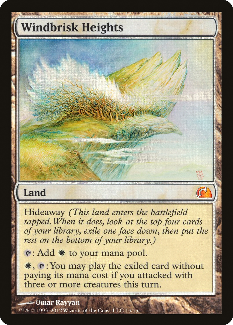 Windbrisk Heights (V12-015) [Misc] From the Vault: Realms Foil MTG Single Wizards of the Coast