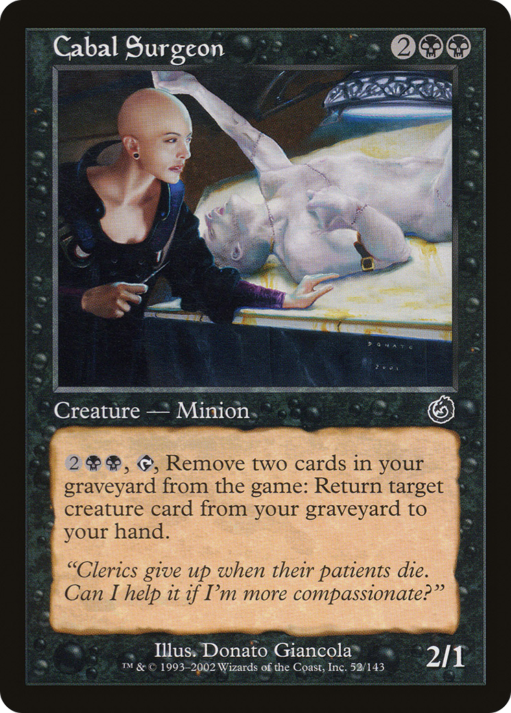 Cabal Surgeon (TOR-052) [Torment] MTG Single Wizards of the Coast