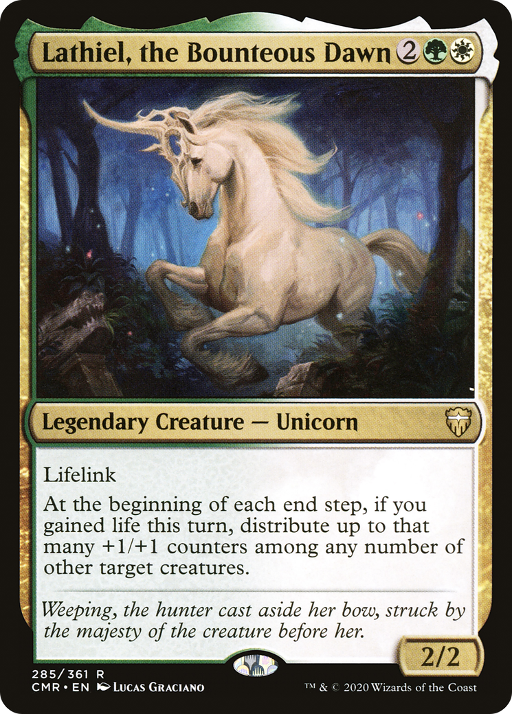 Lathiel, the Bounteous Dawn (CMR-285) [Commander Legends] MTG Single Wizards of the Coast