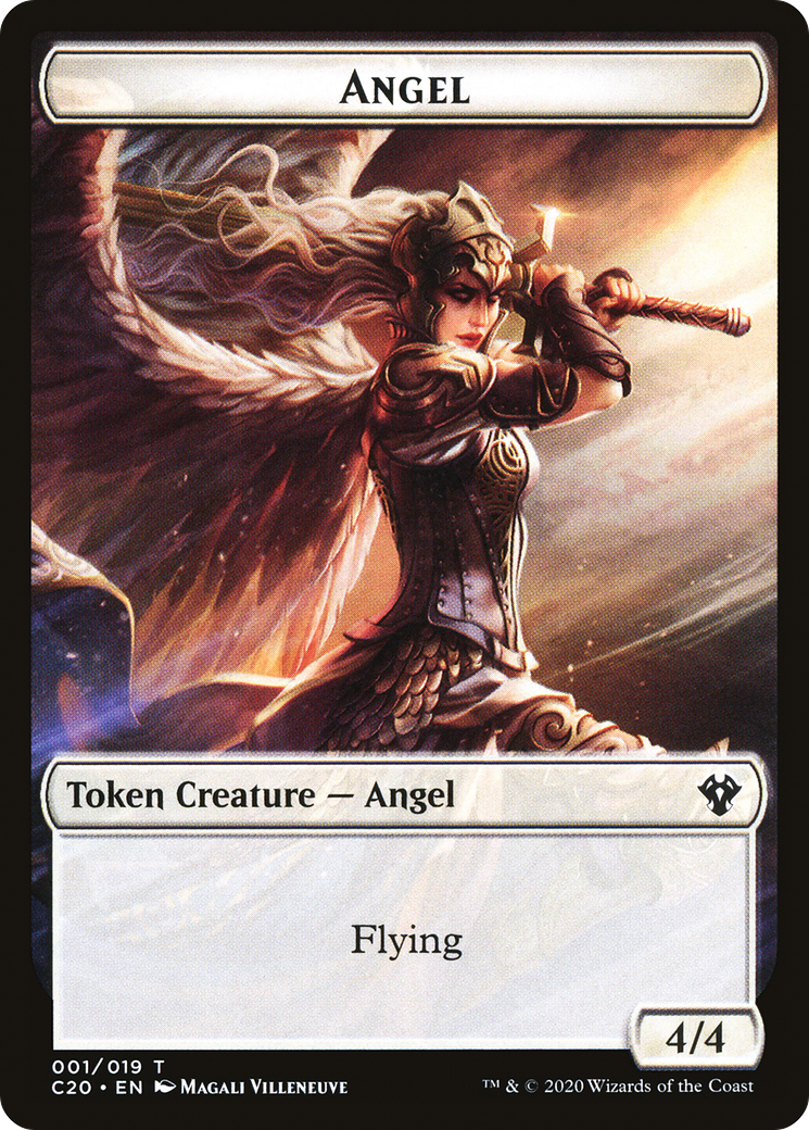 Angel (TC20-001) [Tokens] Commander 2020 Tokens MTG Single Wizards of the Coast