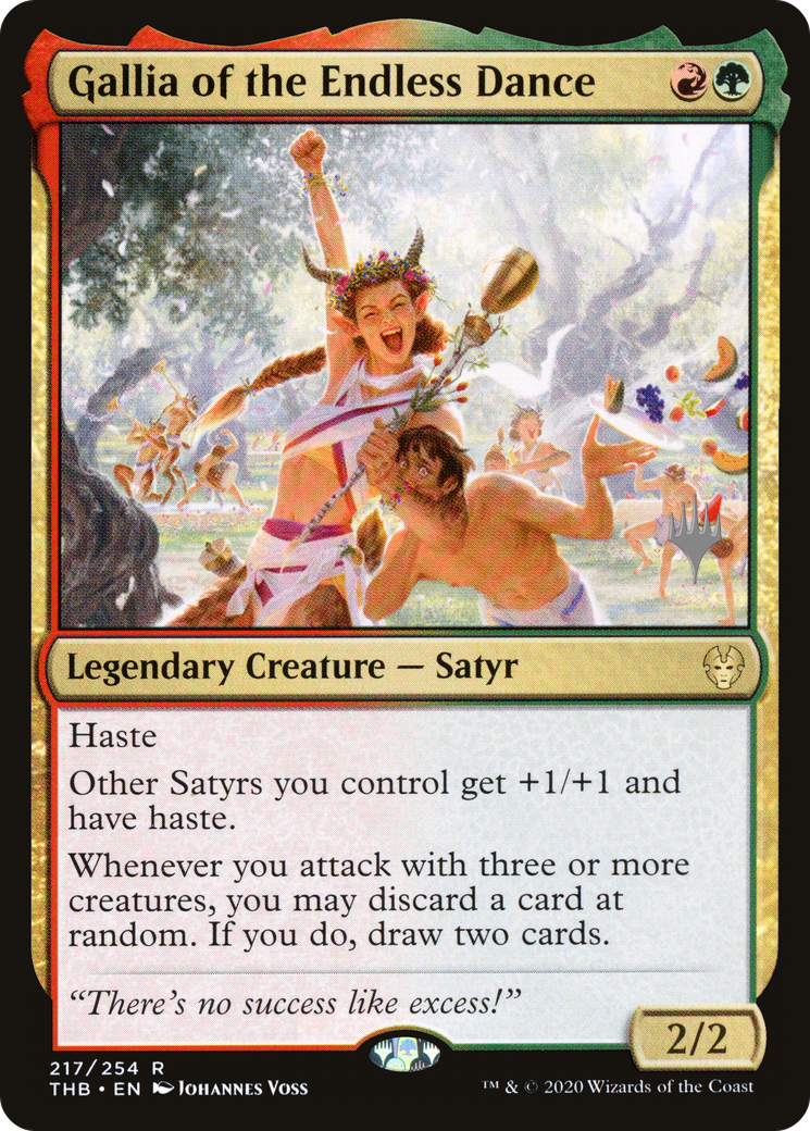 Gallia of the Endless Dance (PPTHB-217P) [Theros Beyond Death Promos] MTG Single Wizards of the Coast