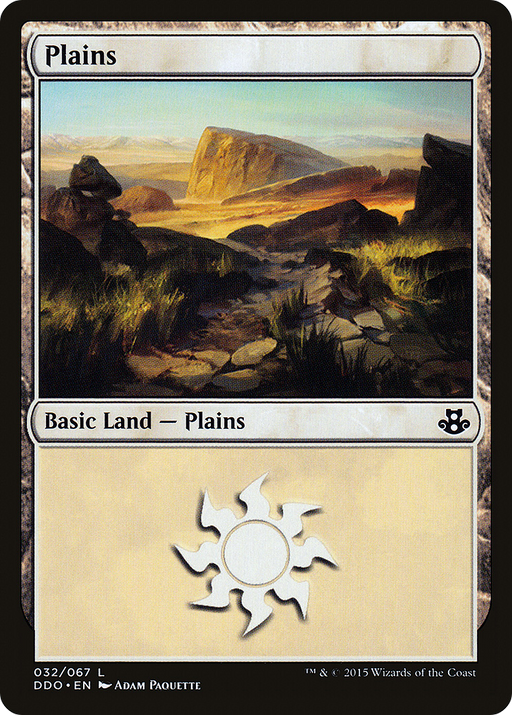 Plains (DDO-032) [Misc] Duel Decks: Elspeth vs. Kiora MTG Single Wizards of the Coast