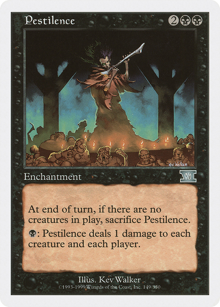 Pestilence (6ED-149) [Classic Sixth Edition] MTG Single Wizards of the Coast