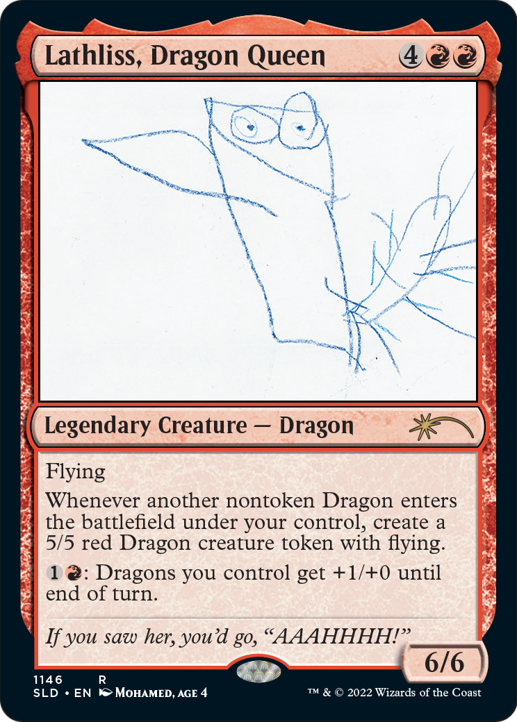 Lathliss, Dragon Queen (1146) (SLD-1146) [Secret Lair] Drop Foil MTG Single Wizards of the Coast