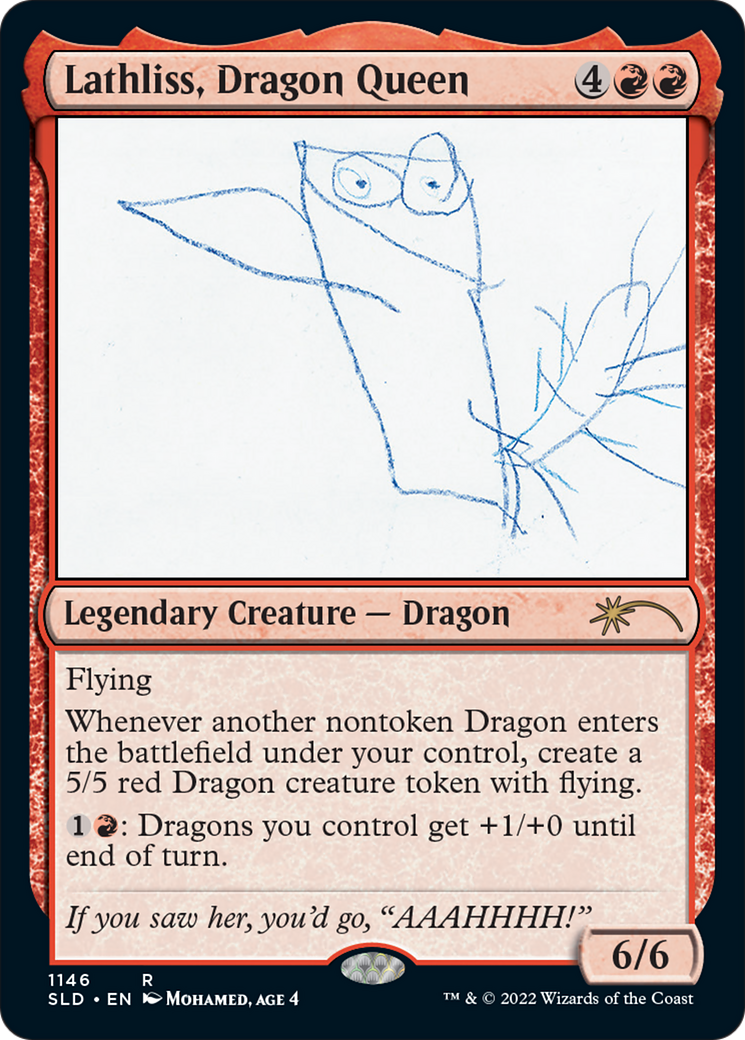 Lathliss, Dragon Queen (1146) (SLD-1146) [Secret Lair] Drop MTG Single Wizards of the Coast
