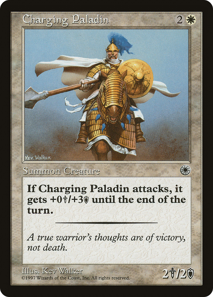 Charging Paladin (POR-) [Misc] Portal MTG Single Wizards of the Coast