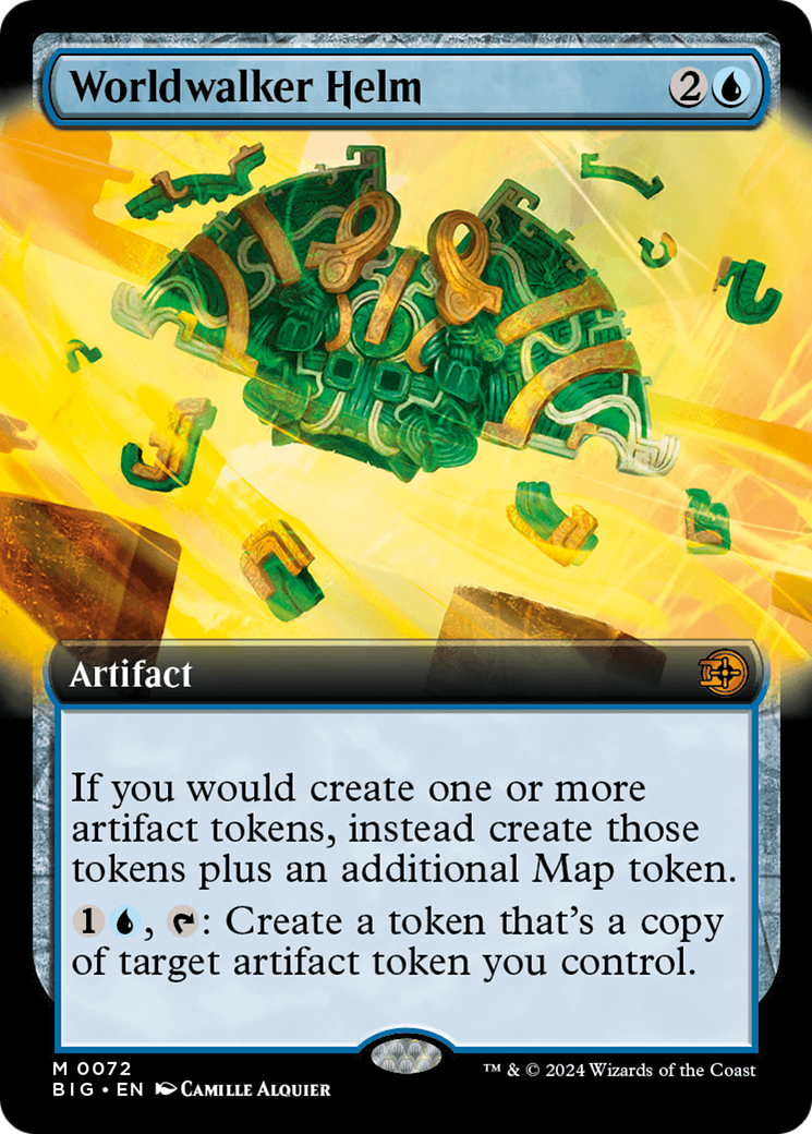 Worldwalker Helm (BIG-072) [The Big Score] (Extended Art) MTG Single Wizards of the Coast