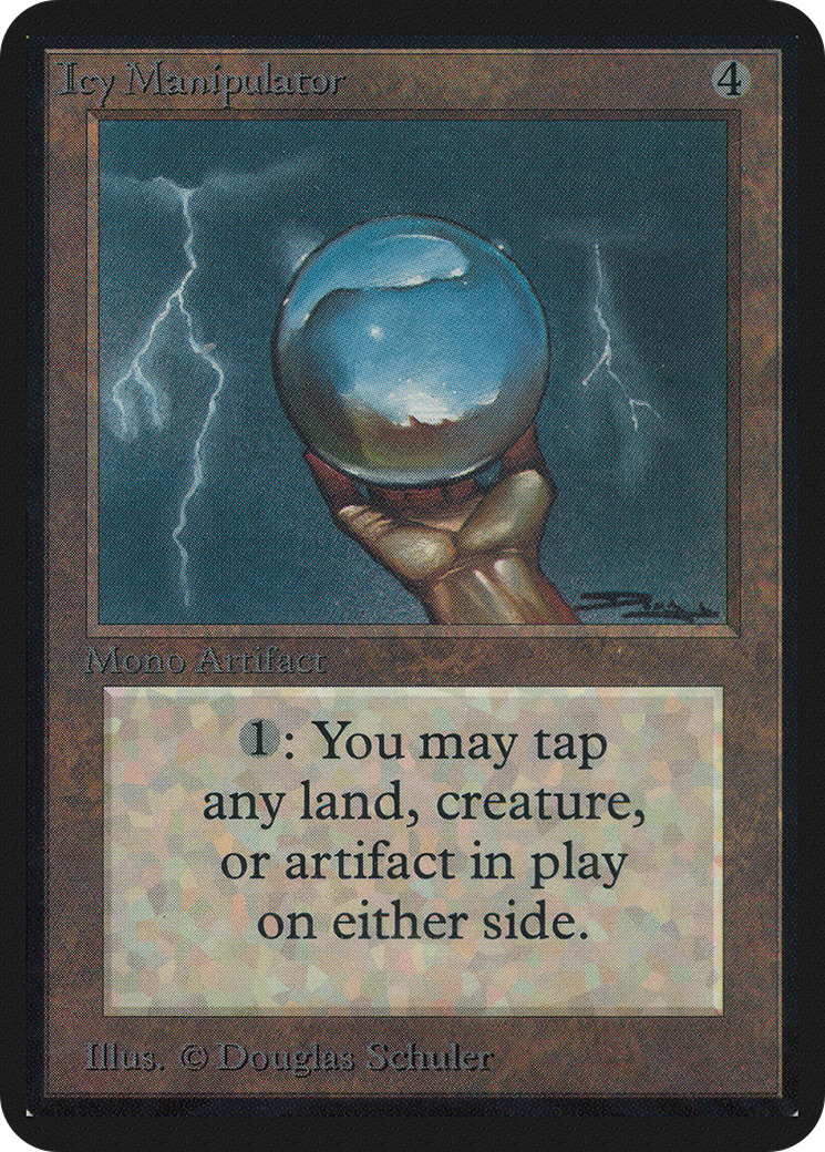 Icy Manipulator (LEA-) [Oldschool] Limited Edition Alpha MTG Single Wizards of the Coast