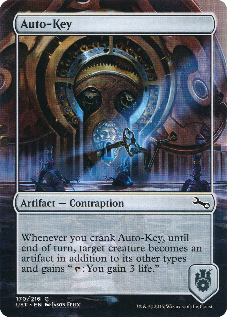 Auto-Key (UST-170) [Unstable] (Borderless) MTG Single Wizards of the Coast