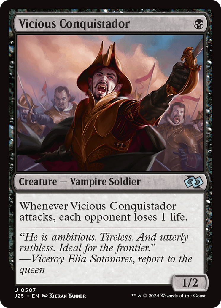 Vicious Conquistador (J25-507) [Foundations Jumpstart] MTG Single Wizards of the Coast