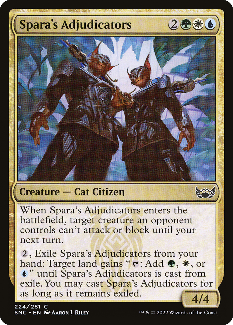 Spara's Adjudicators (SNC-224) [Streets of New Capenna] MTG Single Wizards of the Coast