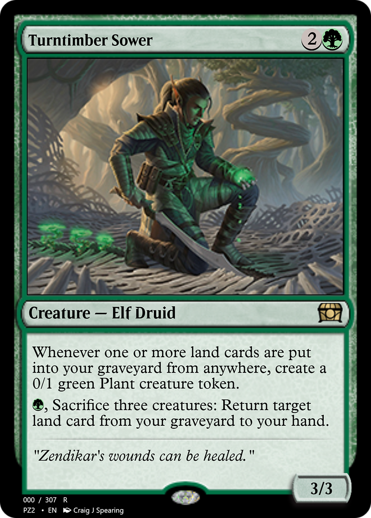 Turntimber Sower (PZ2-70711) [Digital] Treasure Chest MTG Single Wizards of the Coast