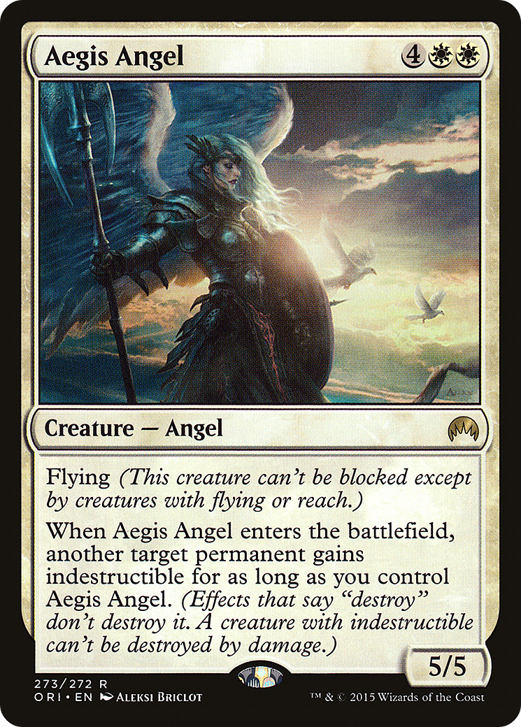 Aegis Angel (ORI-273) [Magic Origins] MTG Single Wizards of the Coast