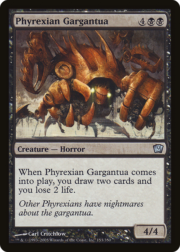 Phyrexian Gargantua (9ED-153) [9th Edition] MTG Single Wizards of the Coast