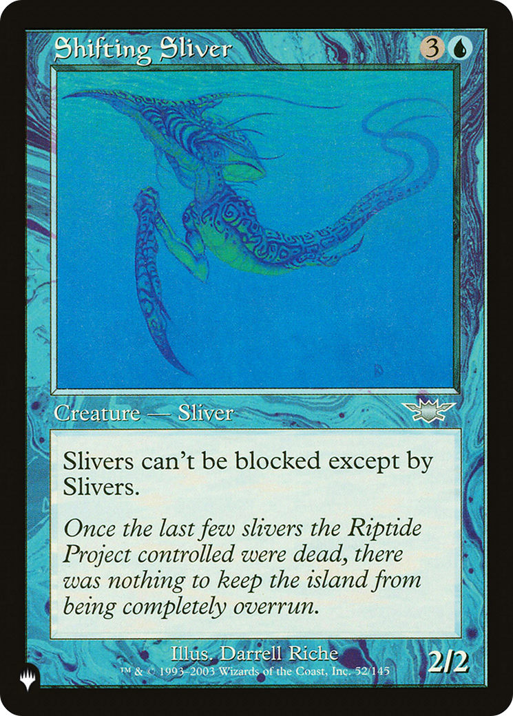 Shifting Sliver (LIST-52/145) [Mystery Booster] The List MTG Single Wizards of the Coast